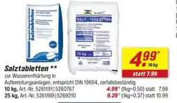 toom Baumarkt Salztabletten Angebot