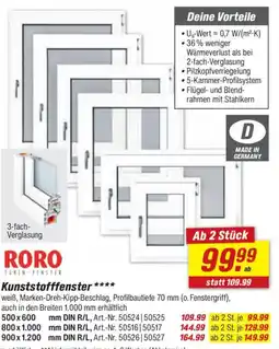 toom Baumarkt RORO TUREN FENSTER Kunststofffenster Angebot