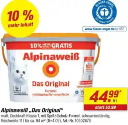 toom Baumarkt Alpinaweiß ,,Das Original" Angebot
