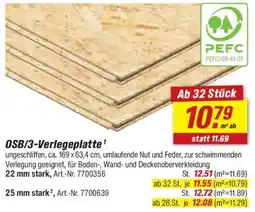 toom Baumarkt OSB/3-Verlegeplatte Angebot