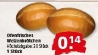Multi Markt Ofenfrisches Welzenbrötchen Angebot