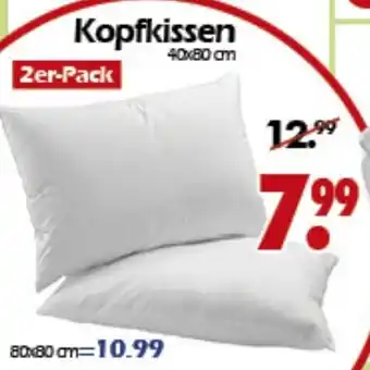 Wreesmann Kopfkissen 40*80 2st Angebot