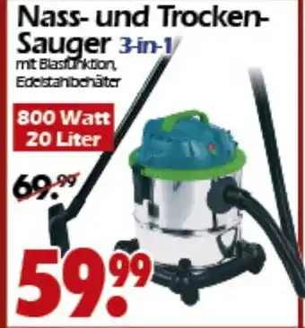 Wreesmann Nass- u. Trockensauger 3in1 Angebot