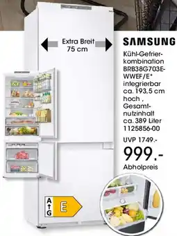 Möbel Martin SAMSUNG Kühl-Gefrierkombination Angebot