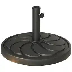 Netto Marken-Discount Outsunny Sonnenschirmständer Kunstharz, Stahl Angebot