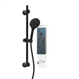 Netto Marken-Discount RAVEN Stangenbrause-Set, Schwarz matt Angebot