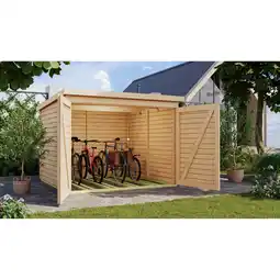 toom Baumarkt Karibu Fahrradgarage 'Bike' Fichtenholz naturbelassen 212,5 x 167 x 216,5 cm Angebot