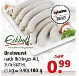 Multi Markt Eckhoff Bratwurst Angebot