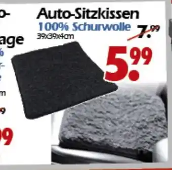 Wreesmann Auto-Sitzkissen Angebot