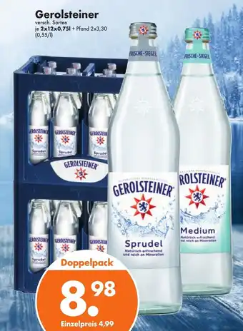 Trink und Spare Gerolsteiner 24*750ml Angebot