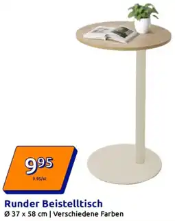Action Runder Beistelltisch Angebot