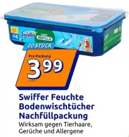 Action Swiffer Feuchte Bodenwischtücher Nachfüllpackung Angebot