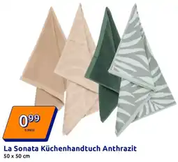 Action La Sonata Küchenhandtuch Anthrazit Angebot
