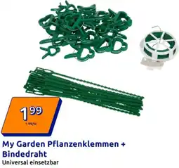 Action My Garden Pflanzenklemmen + Bindedraht Angebot