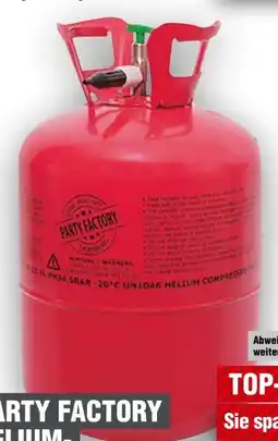 Handelshof Party Factory Ballongas Helium Angebot