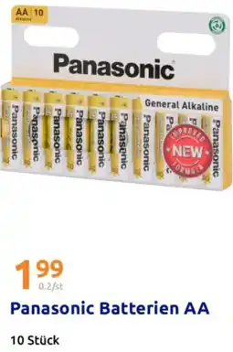 Action Panasonic Batterien AA Angebot