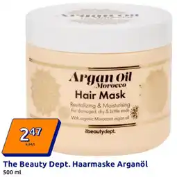 Action The Beauty Dept. Haarmaske Arganöl Angebot