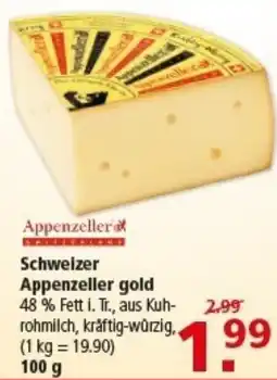 Multi Markt Schweizer Appenzeller gold Angebot