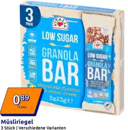 Action Müsliriegel Angebot