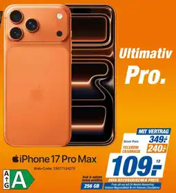 Expert Apple iPhone 17 Pro Max Angebot