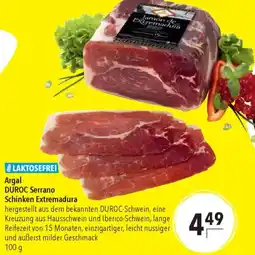 CITTI Markt Argal DUROC Serrano Schinken Extremadura Angebot