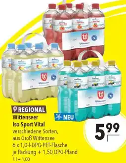 CITTI Markt Wittenseer Iso Sport Vital Angebot