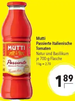 CITTI Markt Mutti Passierte Italienische Tomaten Angebot