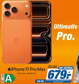 Expert Apple iPhone 17 Pro Max Angebot