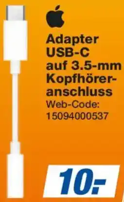 Expert Apple Adapter USB-C auf 3.5-mm Kopfhöreranschluss Angebot