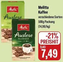 Feneberg Melitta Kaffee Angebot