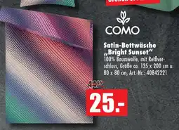 Möbel Mahler Como satin-bettwäsche bright sunset Angebot