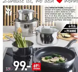 Möbel Wallach Wmf 4-tlg. topfset mit pfanne Angebot