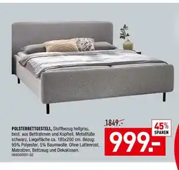 Möbel Wallach Polsterbettgestell Angebot
