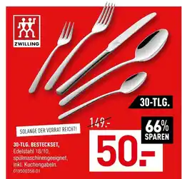 Möbel Wallach Zwilling 30-tlg. besteckset Angebot