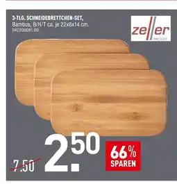 Möbel Wallach Zeller 3-tlg. schneidebrettchen-set Angebot