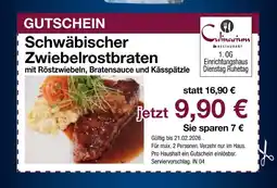 Möbel Inhofer Schwäbischer zwiebelrostbraten Angebot