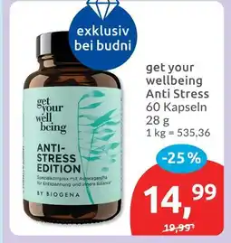Budni Biogena get your wellbeing anti stress Angebot