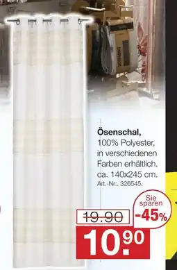 Möbel Inhofer Ösenschal Angebot