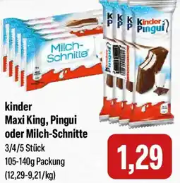 Feneberg kinder Maxi King, Pingui oder Milch-Schnitte Angebot