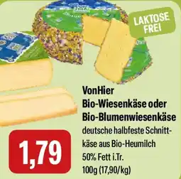 Feneberg VonHier Bio-Wiesenkäse oder Bio-Blumenwiesenkäse Angebot