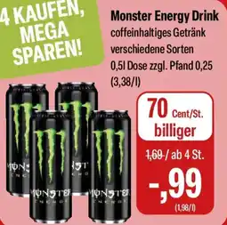 Feneberg Monster Energy Drink Angebot