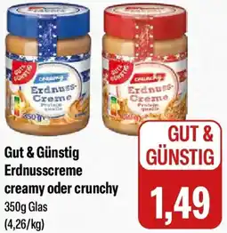 Feneberg Gut & Günstig Erdnusscreme creamy oder crunchy Angebot