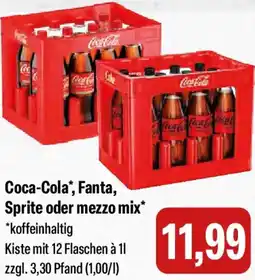 Feneberg Coca-Cola, Fanta, Sprite oder mezzo mix Angebot