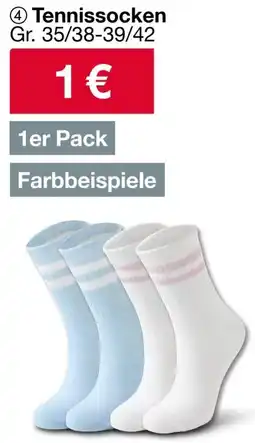 Woolworth Tennissocken Angebot