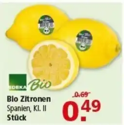 Multi Markt EDEKA Bio Bio Zitronen Angebot