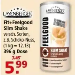 Multi Markt LAYENBERGER Fit+Feelgood Slim Shake Angebot