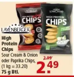 Multi Markt LAYENBERGER High Protein Chips Angebot