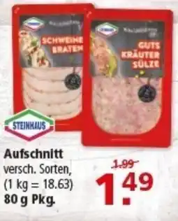 Multi Markt STEINHAUS Aufschnitt Angebot