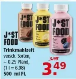Multi Markt J*ST FOOD Trinkmahlzeit Angebot