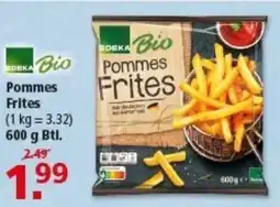 Multi Markt EDEKA Bio Pommes Frites Angebot